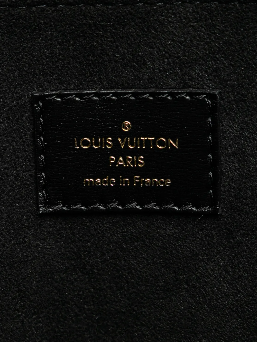 Pre-owned Louis Vuitton 2020 Monogram Since 1854 Onthego Gm Satchel In Black