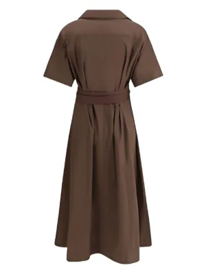 BRUNELLO CUCINELLI コットン 混紡 ノースリーブ シャツ ドレス Brunello Cucinelli Clothing for Women - FARFETCH