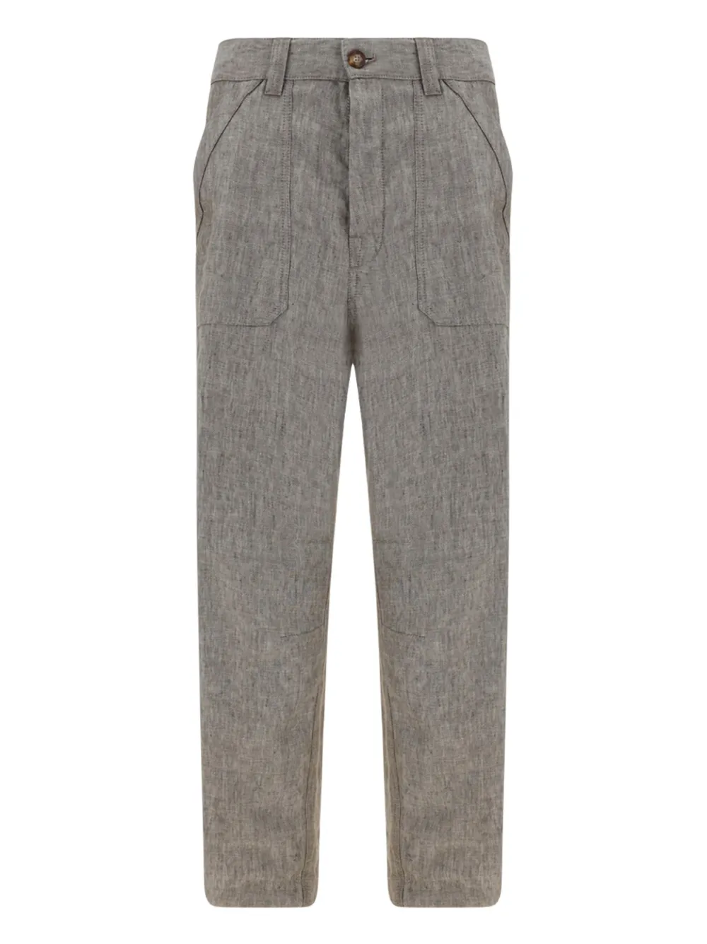 Brunello Cucinelli linen trousers | Grey | Image 1