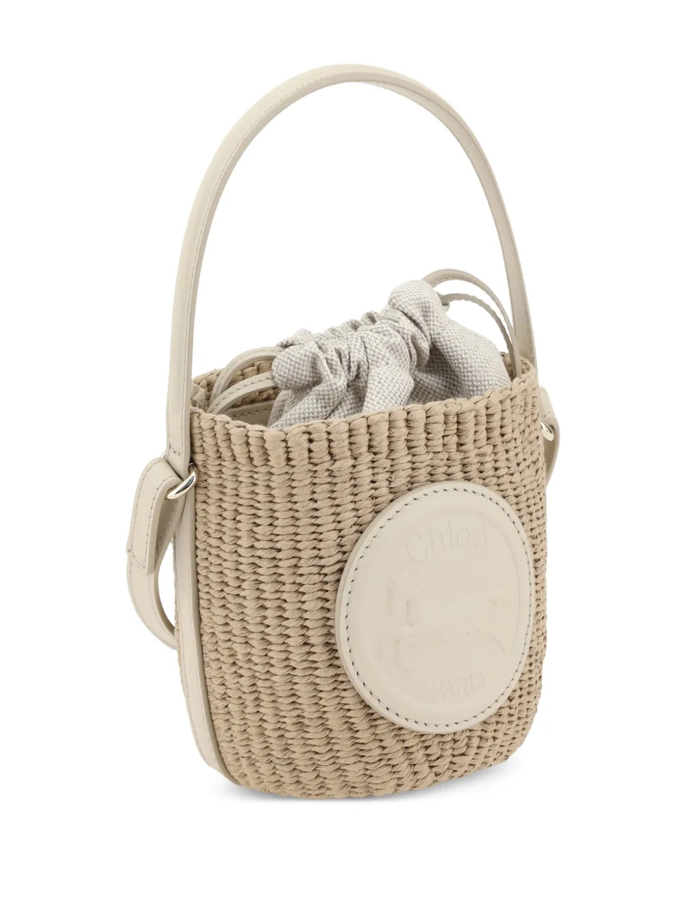 Chloé mini Horse Medal woven bucket bag | Bucket Bags | Image 2