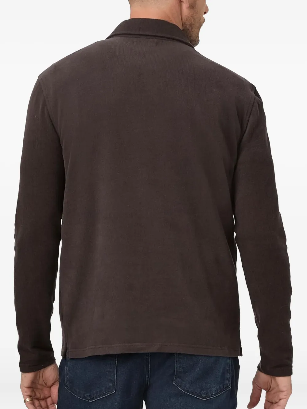 PAIGE long-sleeve polo shirt - Bruin