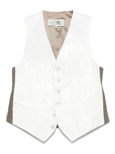 MM6 Maison Margiela half-painted waistcoat