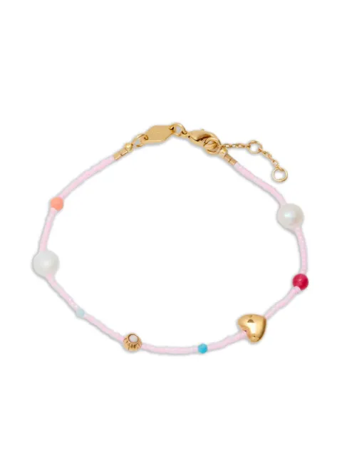 Anni Lu beaded heart bracelet