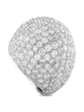 Casato 18K white gold Dome diamond ring - Silver