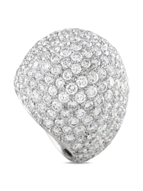 Casato 18K white gold Dome diamond ring