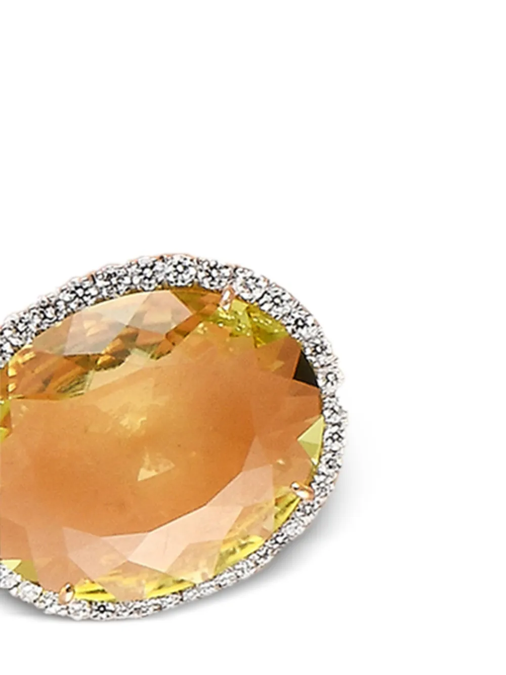 Casato 18K rose gold diamond and quartz ring | Image 2