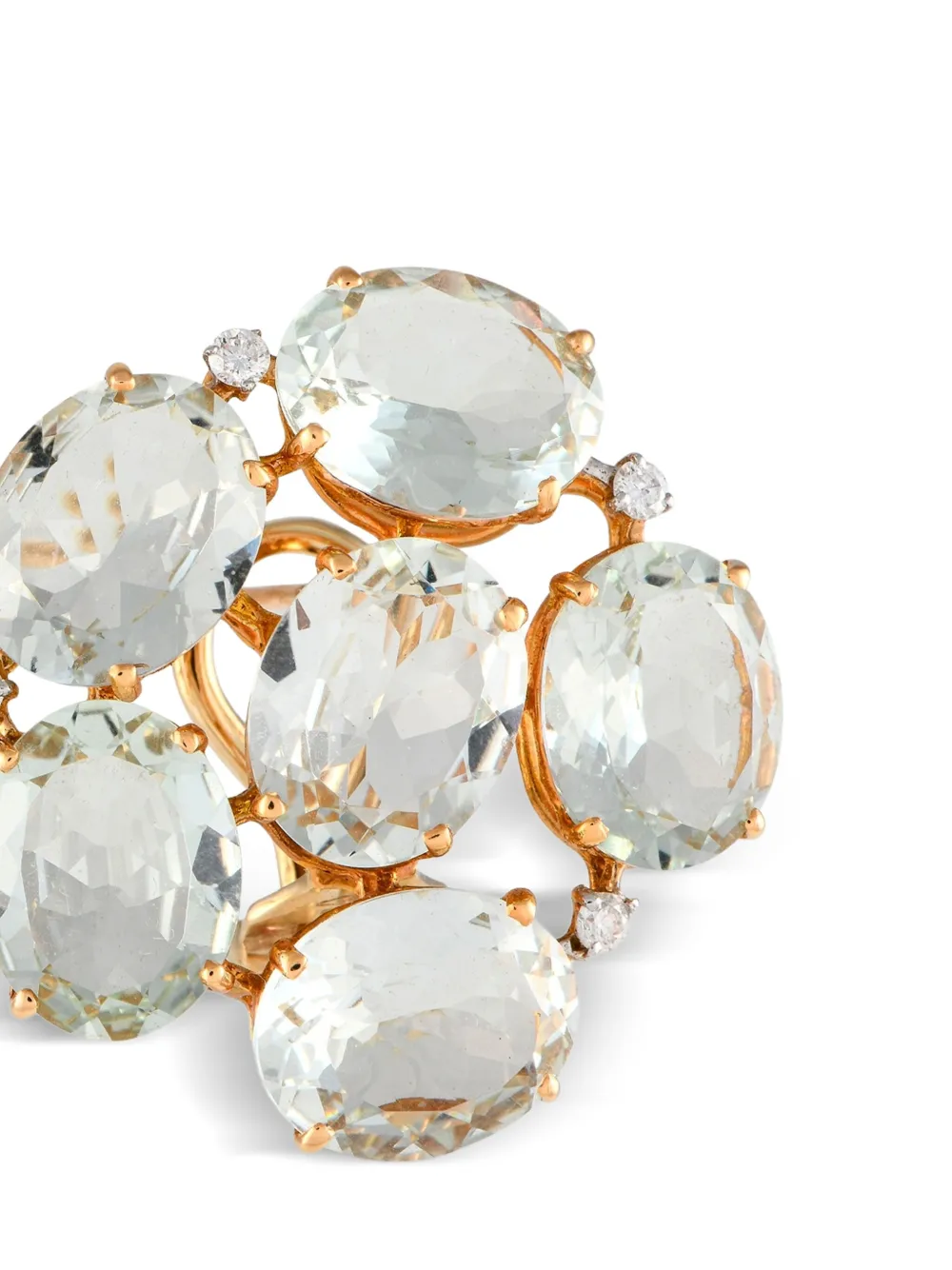 Casato 18kt yellow gold prasiolite earrings | Pre-Owned | Image 2