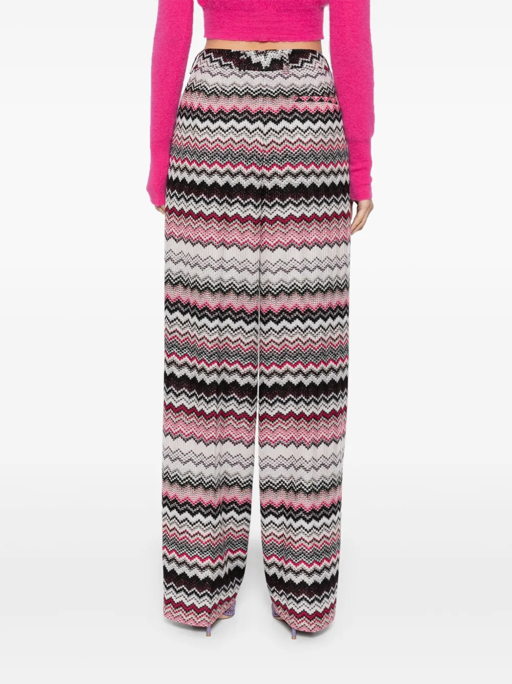 Missoni Broek met grafische print Roze