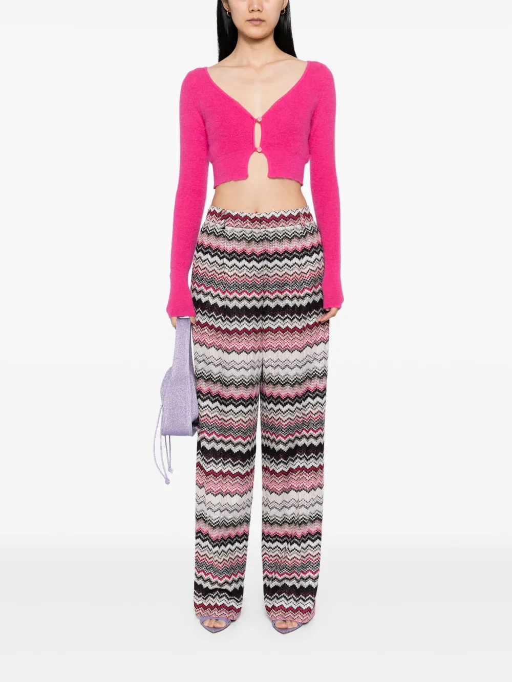 Missoni Broek met grafische print - Roze