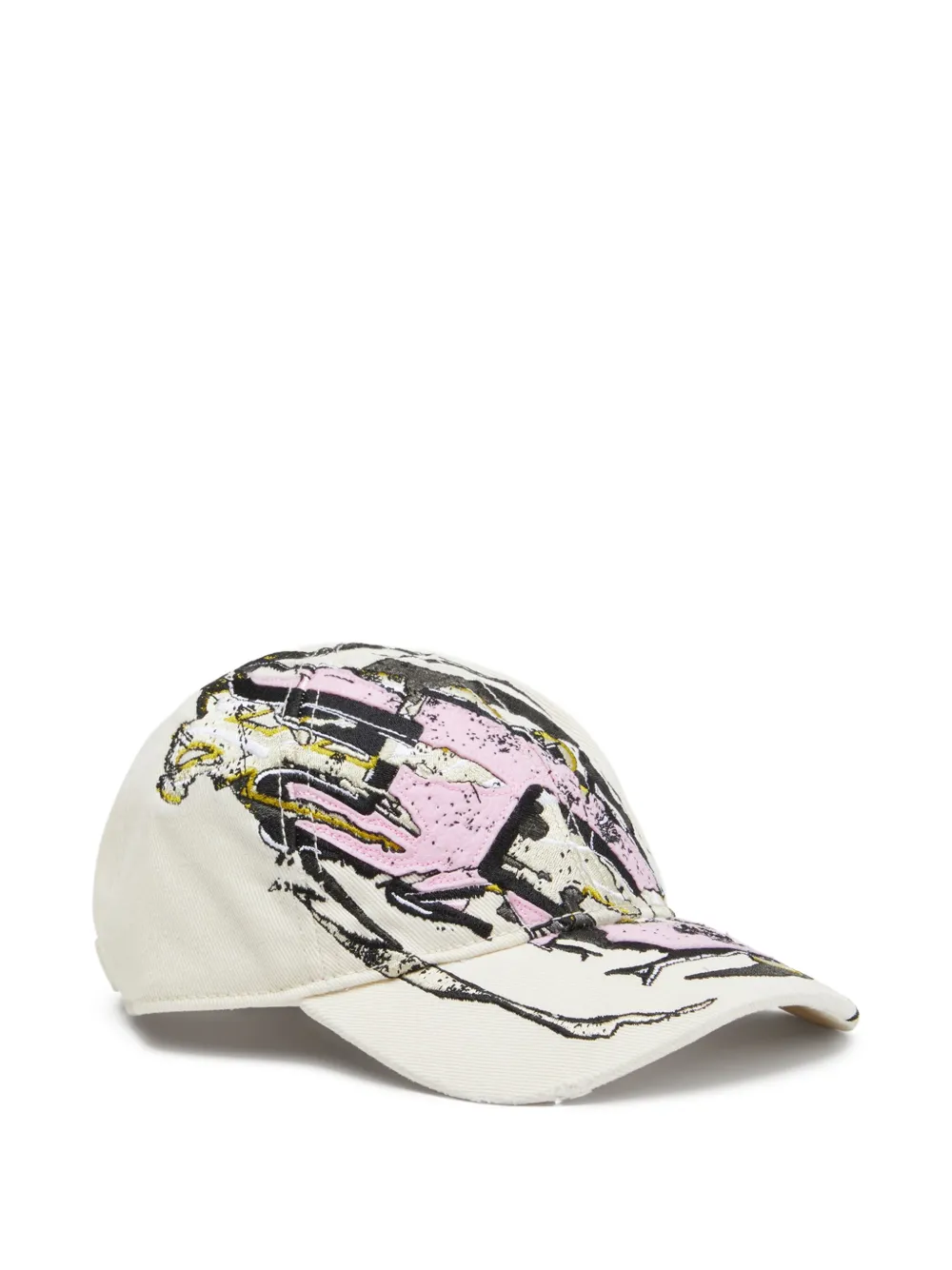 Diesel gorra con estampado gráfico | blanco | Image 1