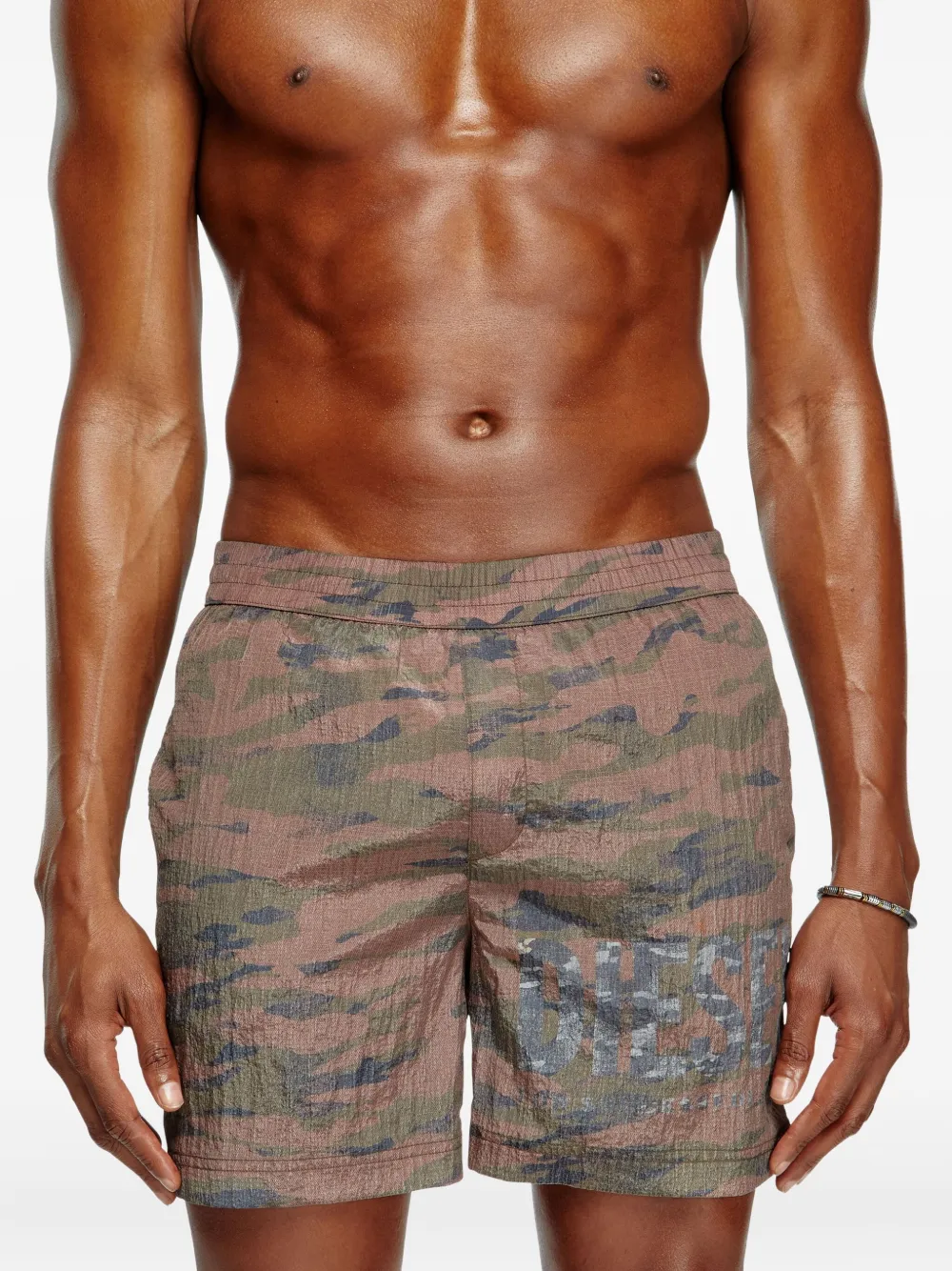 Diesel Rio zwembroek met camouflageprint Roze
