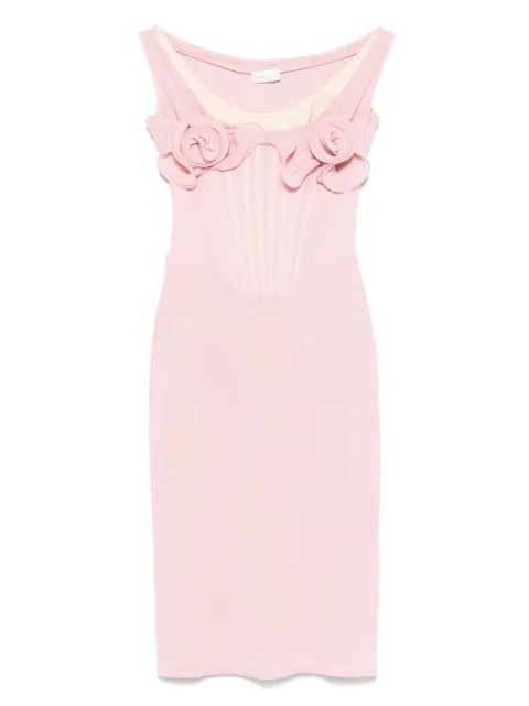 Magda Butrym floral-appliqué mini dress