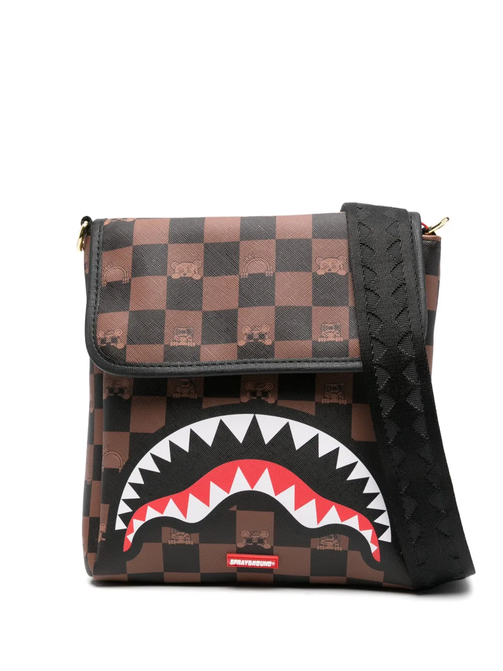 Sprayground kid Peking Character messengertas Zwart