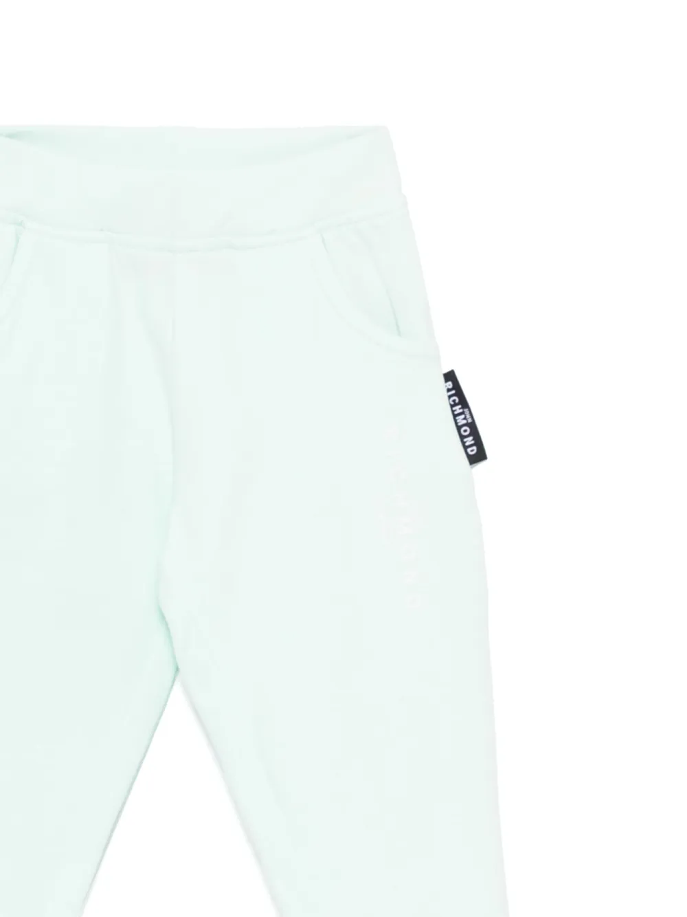 John Richmond Junior Broek met logoprint Groen