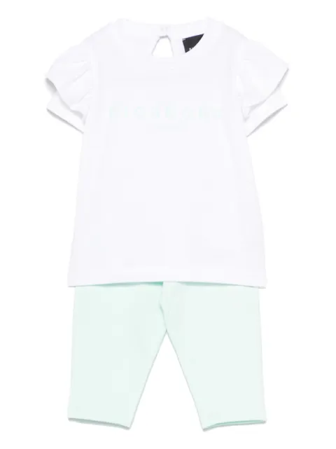John Richmond Junior logo-print trousers set