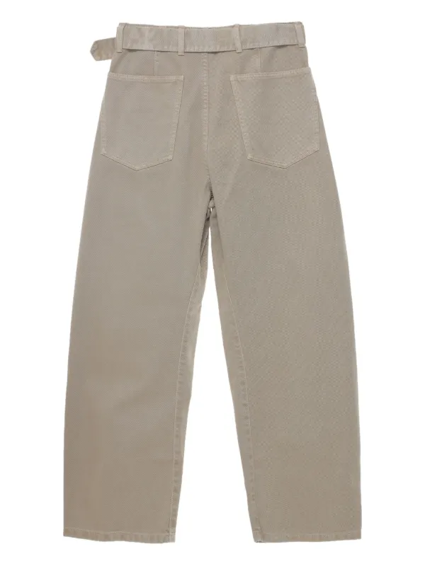 ルメール　コットンパンツ　LEMAIRE ルメール LEMAIRE コットンパンツ BELTED PLEATED PANTS