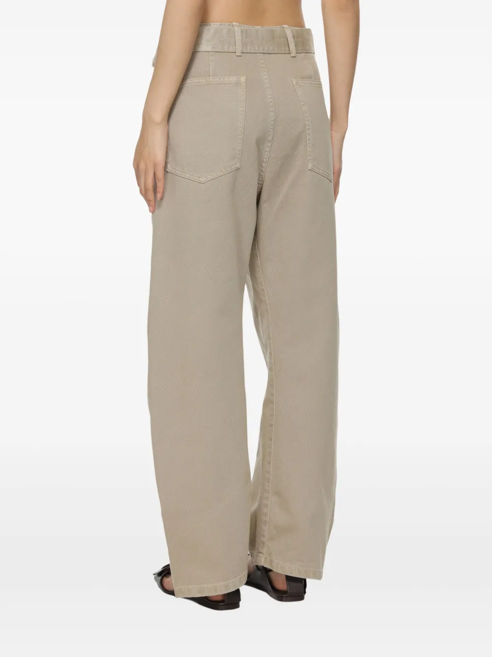LEMAIRE Katoenen broek Beige