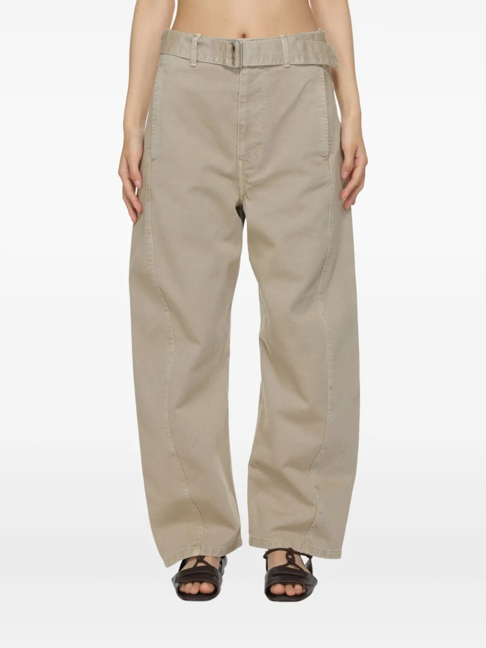 LEMAIRE Katoenen broek Beige