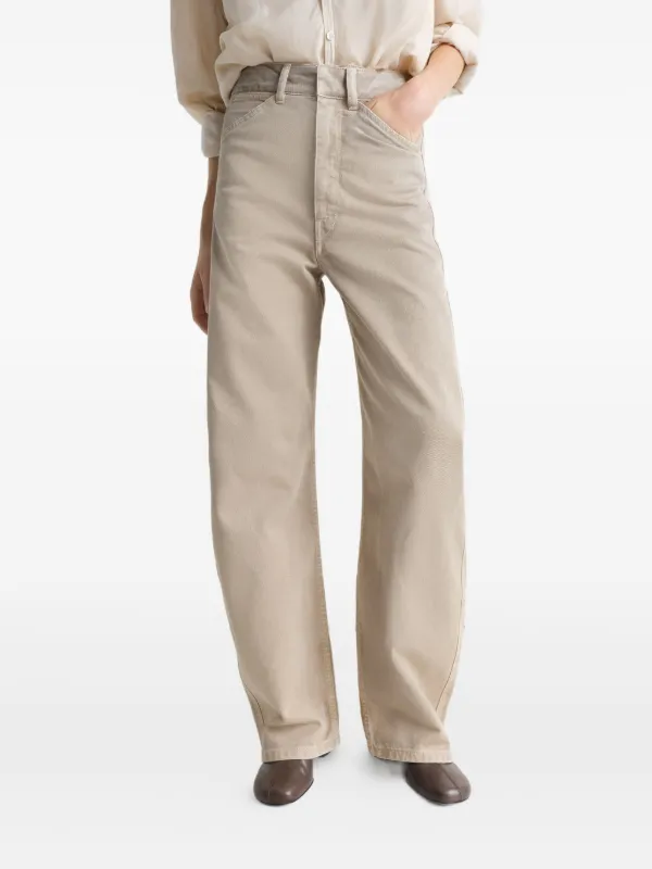 ルメール　コットンパンツ　LEMAIRE LEMAIRE コットンパンツ | ニュートラル | FARFETCH JP