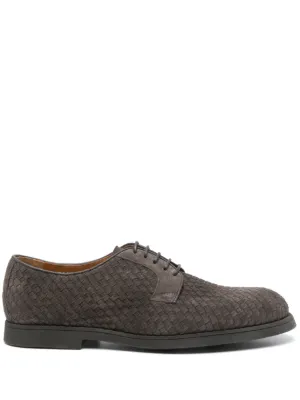 Toga Virilis lace-up Suede Derby Shoes | Green | FARFETCH AZ