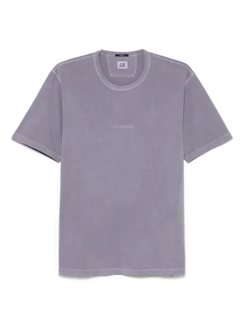 C.P. Company playera con logo estampado
