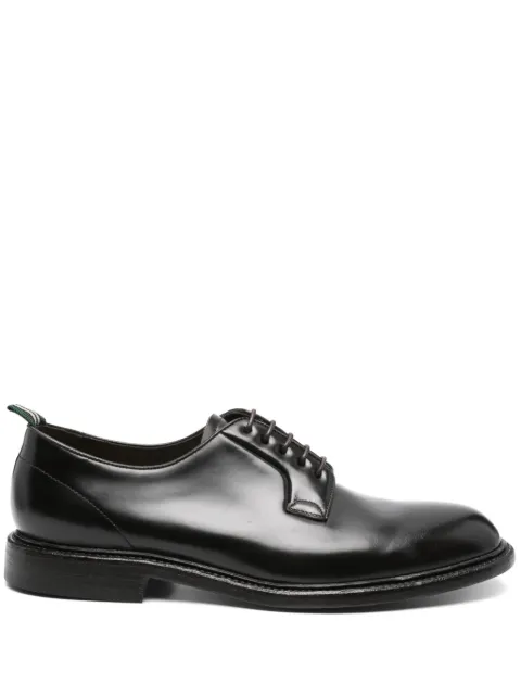 Green George leather Derby shoes
