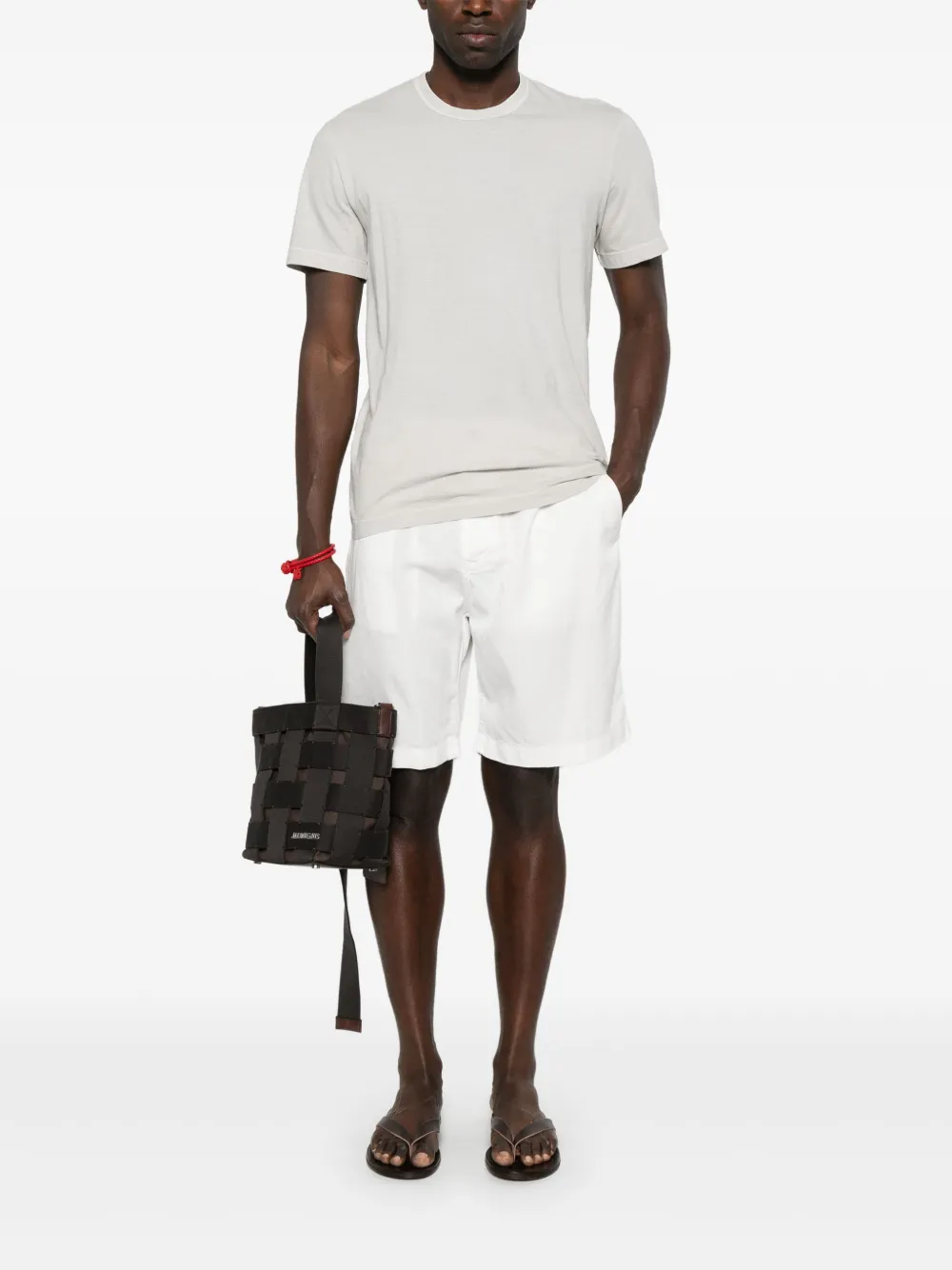 Altea Shorts met elastische tailleband - Wit