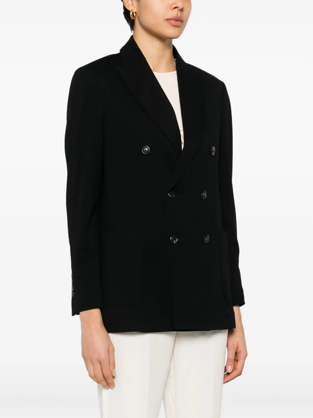 Circolo 1901 Blazer met dubbele rij knopen Zwart