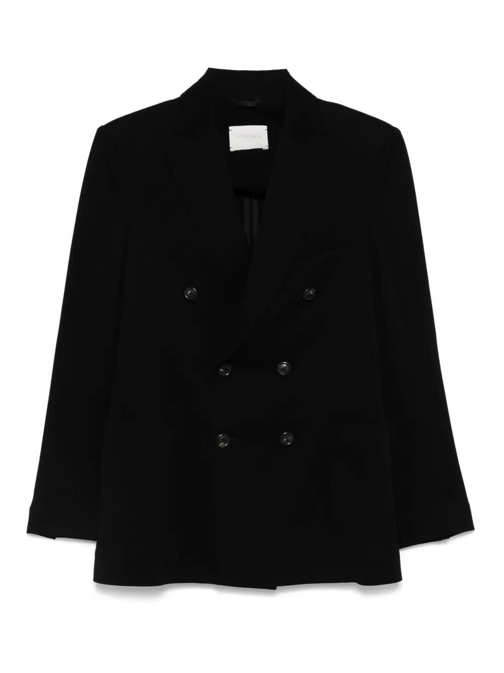 Circolo 1901 Blazer met dubbele rij knopen Zwart