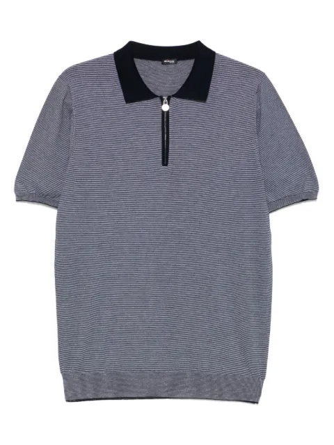 Kiton striped polo shirt