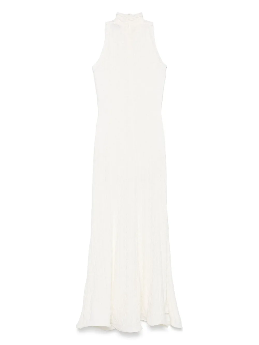 MSGM Gekreukte maxi-jurk - Wit