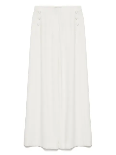 SHIATZY CHEN pantalones con tiro alto y detalle de botones