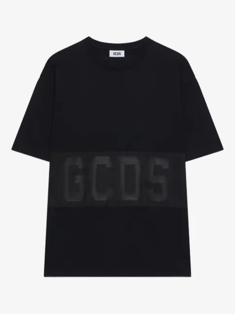 GCDS logo-tape T-shirt