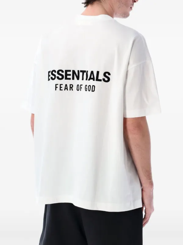 FEAR OF GOD ESSENTIALS Essentials ロゴプリント Tシャツ | ホワイト  