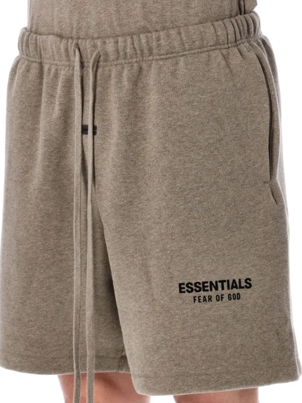 FEAR OF GOD ESSENTIALS Fleece Track Shorts | Brown | FARFETCH