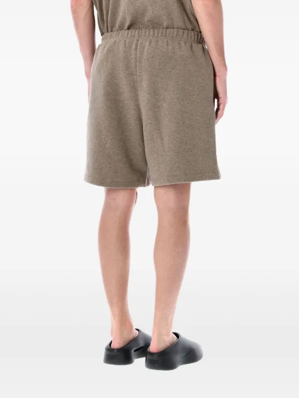 FEAR OF GOD ESSENTIALS Fleece Track Shorts | Brown | FARFETCH