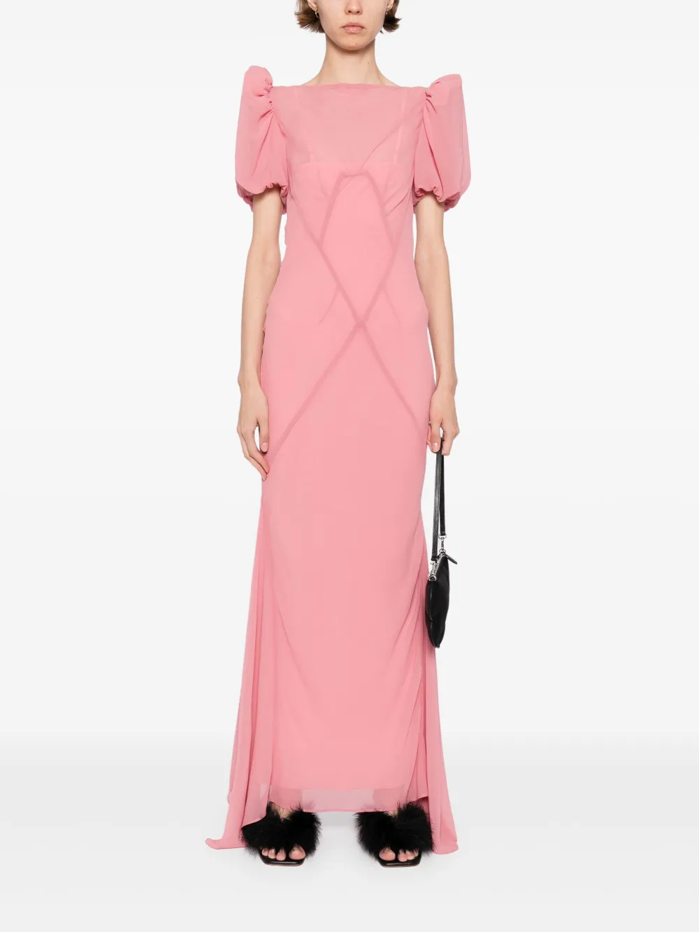 De La Vali Sabia maxi-jurk - Roze