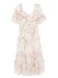 Needle & Thread Rose Maeve ballerina dress - Neutrals