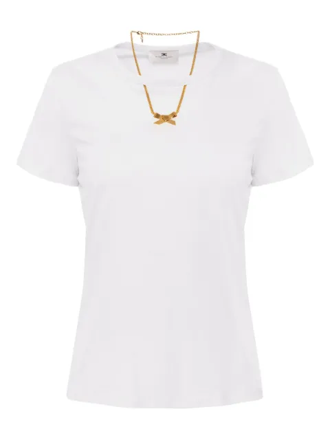 Elisabetta Franchi necklace-detail T-shirt
