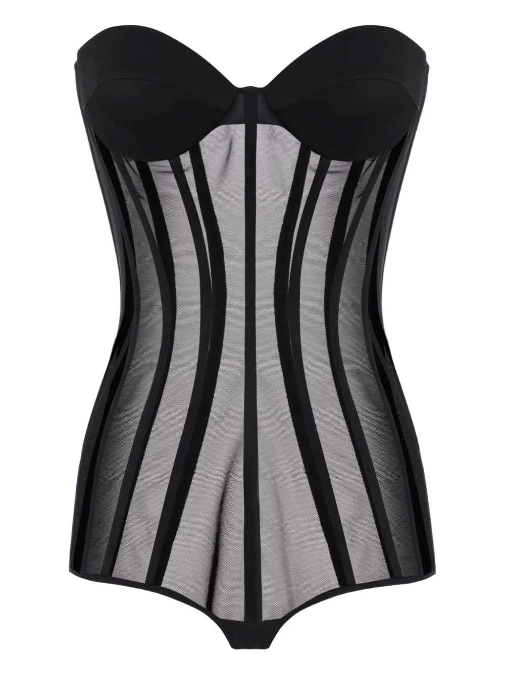 Elisabetta Franchi body estilo corset | negro | Image 1