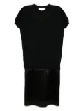 3.1 Phillip Lim multi-combo embroidered dress - Black