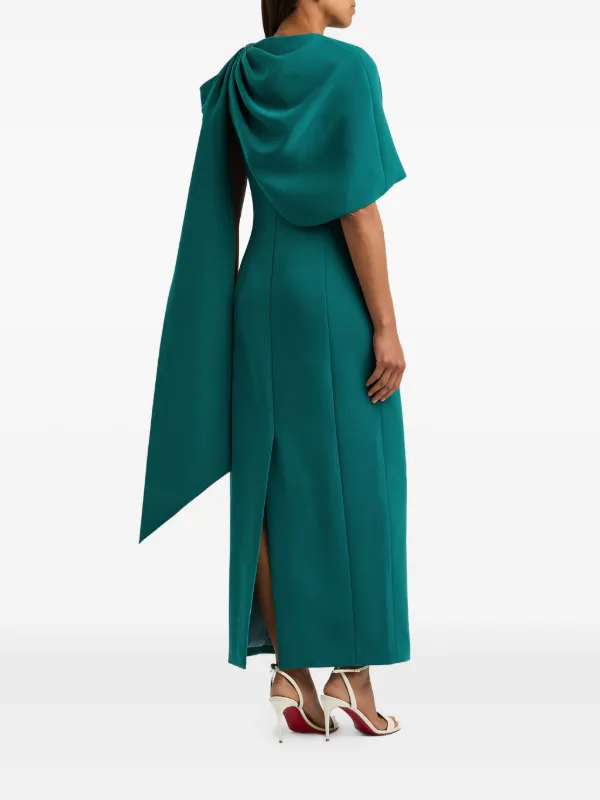 Huishan Zhang Isolde Gown | Green | FARFETCH OM