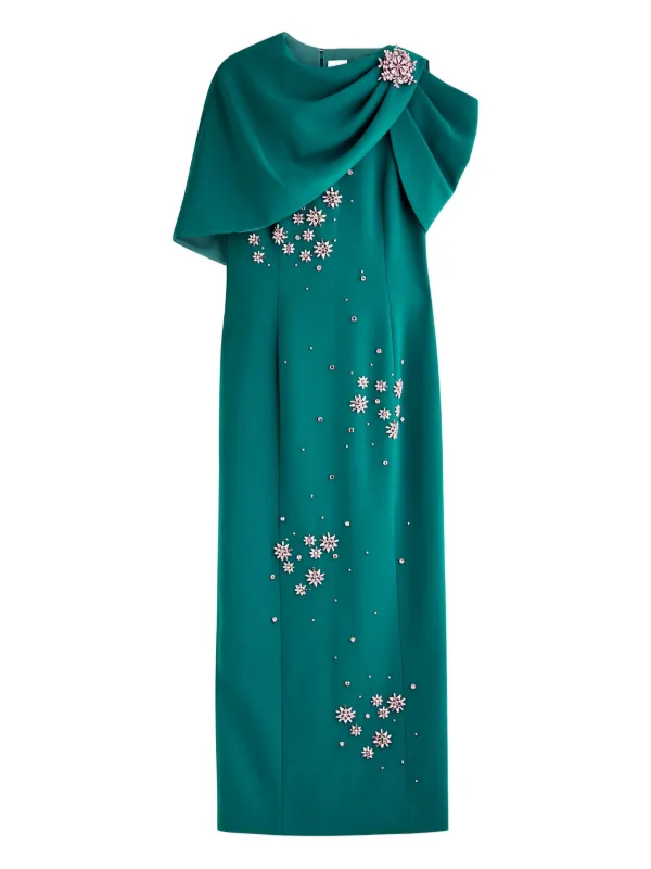 Huishan Zhang Isolde Gown | Green | FARFETCH OM Huishan Zhang Isolde Gown | Green | FARFETCH OM