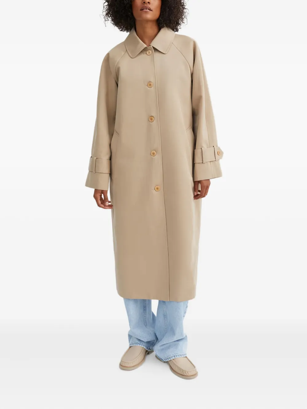 Skall Studio raglan-sleeve button coat | Single Breasted Coats | Image 2