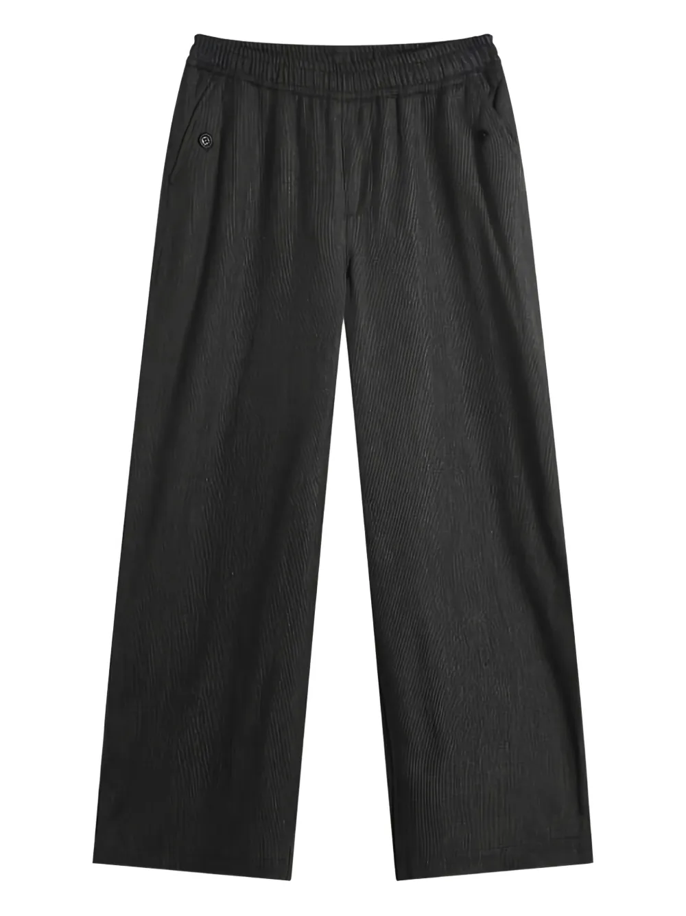YMC Miners pinstripe trousers Grijs