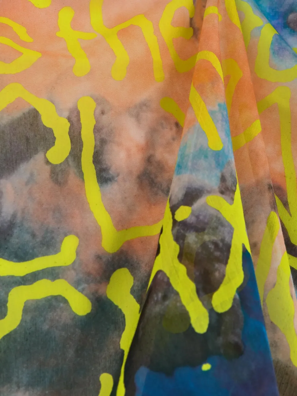 Vivienne Westwood Cherubs square scarf - Groen