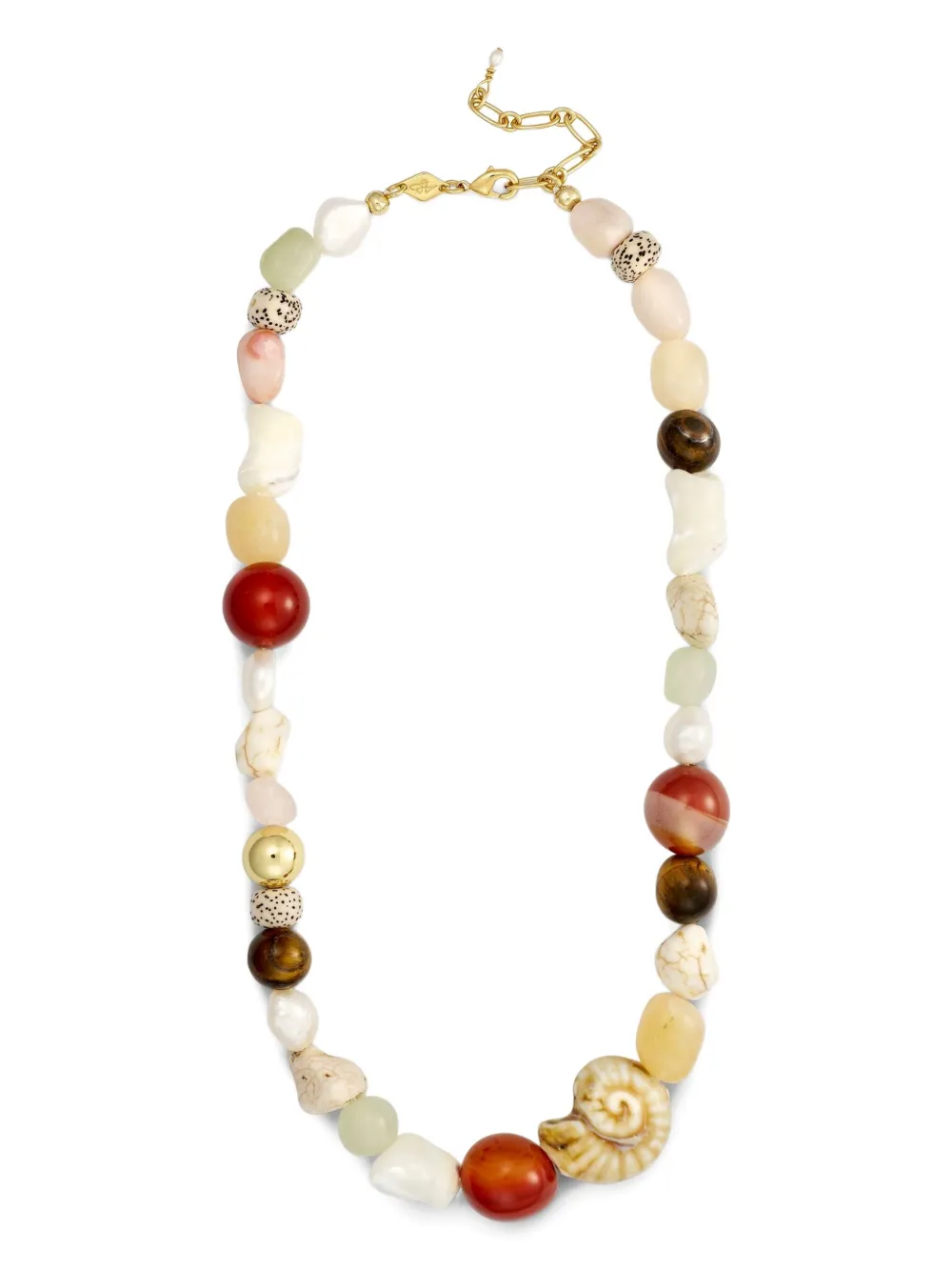 Anni Lu Seaside beaded necklace - Beige