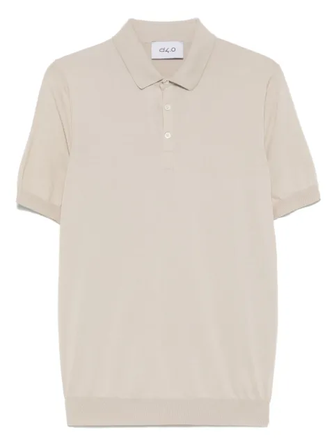 D4.0 cotton polo shirt
