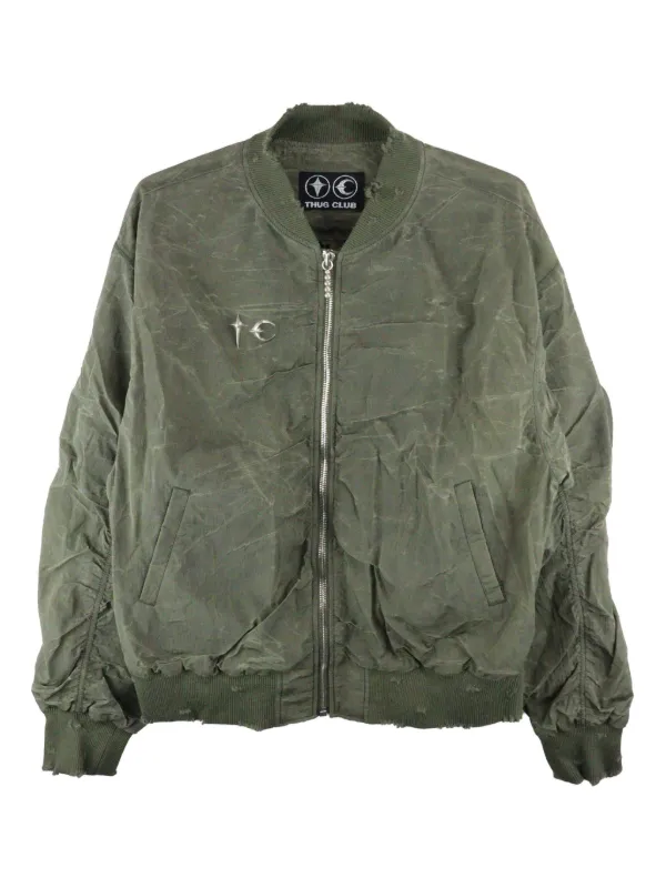 THUG CLUB Charlie ボンバージャケット | グリーン | FARFETCH JP