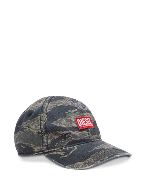 Diesel camouflage-print baseball cap